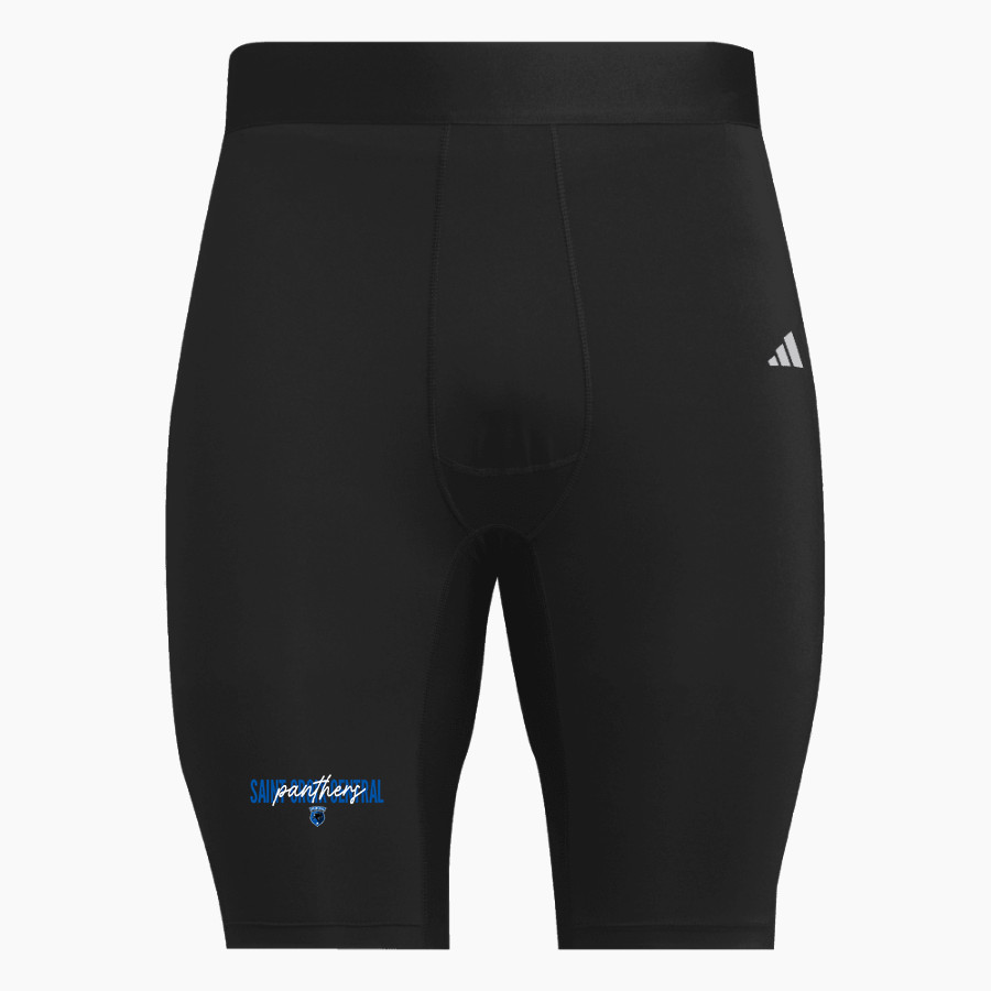 Saint Croix Central Panthers <span class="pdp-name-mascot">Saint Croix Central Panthers</span> adidas Men's TECHFIT Short Tight