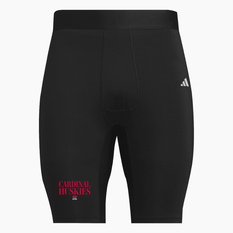 CARDINAL HIGH SCHOOL HUSKIES <span class="pdp-name-mascot">CARDINAL HUSKIES</span> adidas Men's TECHFIT Short Tight
