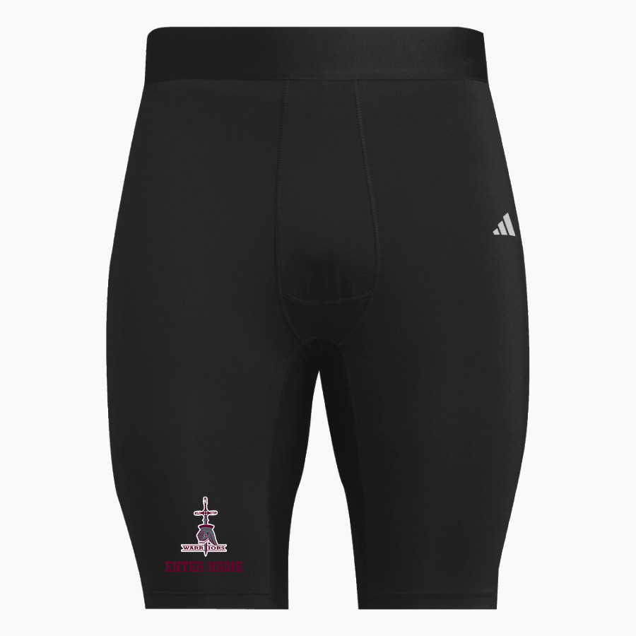 WEST SIDE CHRISTIAN SCHOOL WARRIORS <span class="pdp-name-mascot">WEST SIDE CHRISTIAN WARRIORS</span> adidas Men's TECHFIT Short Tight