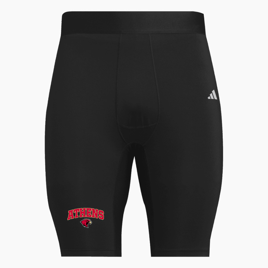 ATHENS HIGH SCHOOL RED HAWKS adidas Men's TECHFIT Short Tight