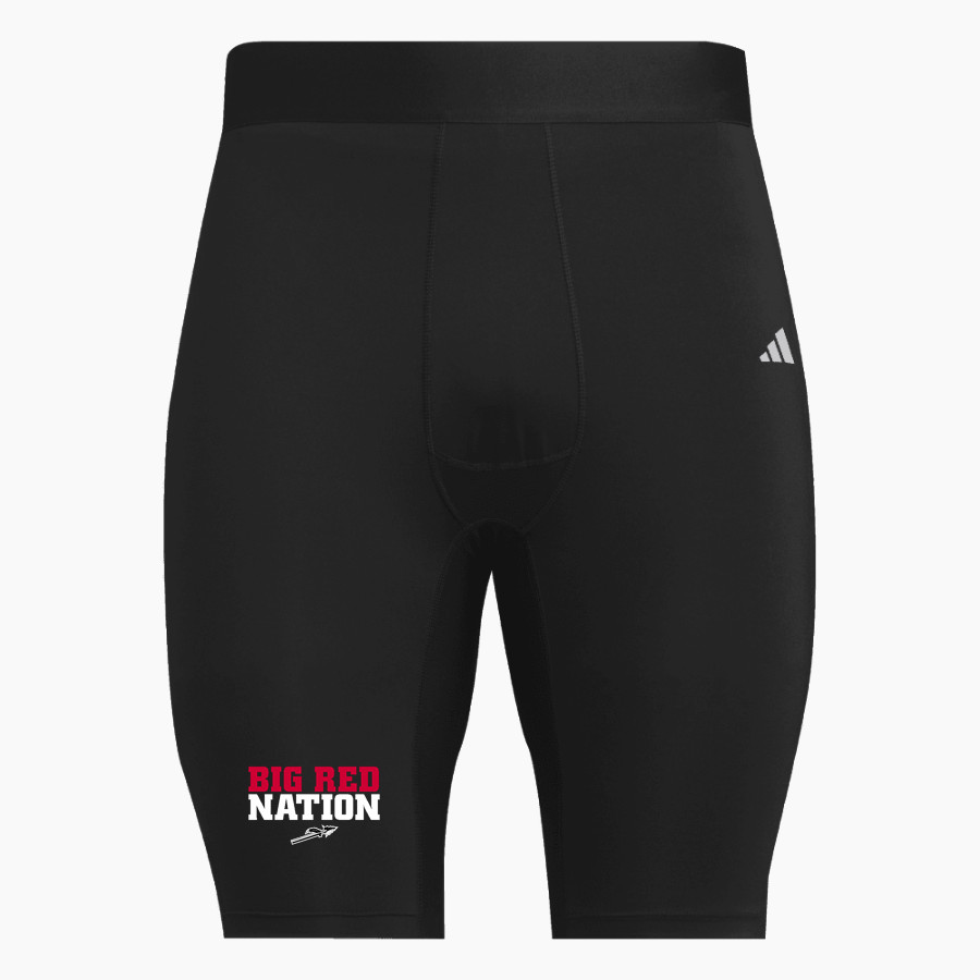 BELLAIRE HIGH SCHOOL BIG REDS <span class="pdp-name-mascot">BELLAIRE BIG REDS</span> adidas Men's TECHFIT Short Tight