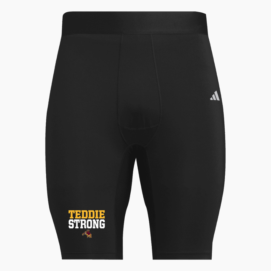 ROOSEVELT HIGH SCHOOL TEDDIES <span class="pdp-name-mascot">ROOSEVELT TEDDIES</span> adidas Men's TECHFIT Short Tight