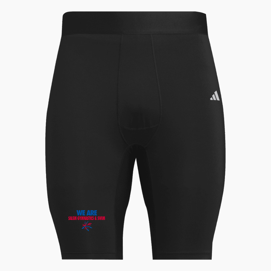 Salem Gymnastics & Swim Salem Gymnastics <span class="pdp-name-mascot">Salem Gymnastics & Swim</span> adidas Men's TECHFIT Short Tight