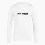 Mt. Hood Community College Mt. Hood Community C <span class="pdp-name-mascot">Mt. Hood Community College</span> adidas Men's TECHFIT Longsleeve T-Shirt Front Thumbnail