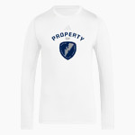 Manhattan Christian Thunder <span class="pdp-name-mascot">Manhattan Christian Thunder</span> adidas Men's TECHFIT Longsleeve T-Shirt Front Thumbnail