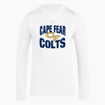 Cape Fear Colts <span class="pdp-name-mascot">Cape Fear Colts</span> adidas Men's TECHFIT Longsleeve T-Shirt Front Thumbnail