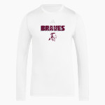 Ysleta Braves <span class="pdp-name-mascot">Ysleta Braves</span> adidas Men's TECHFIT Longsleeve T-Shirt Front Thumbnail