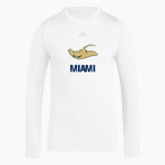 MIAMI SENIOR HIGH SCHOOL STINGAREES adidas Men's TECHFIT Longsleeve T-Shirt Front Thumbnail