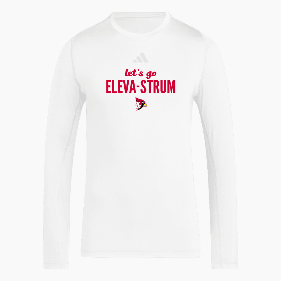 Eleva-Strum Cardinals adidas Men's TECHFIT Longsleeve T-Shirt