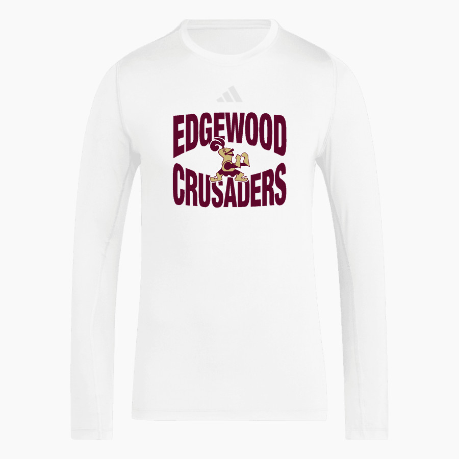 EDGEWOOD CRUSADERS The Official Online Store adidas Men's TECHFIT Longsleeve T-Shirt