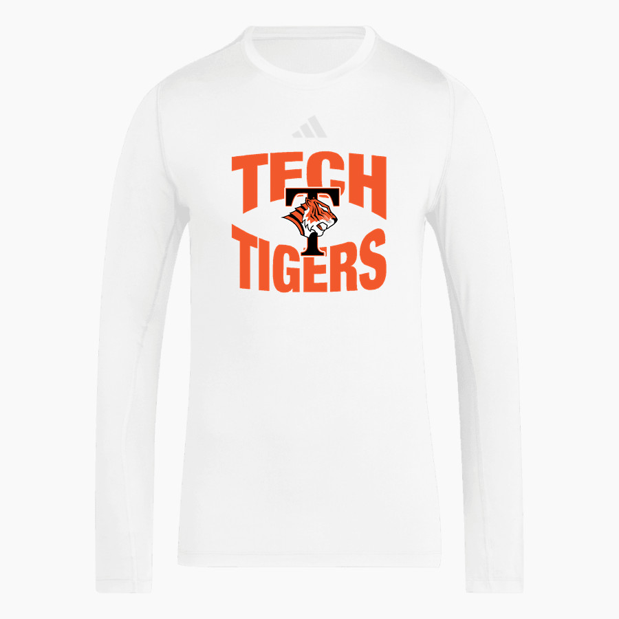 Tech High School Tigers <span class="pdp-name-mascot">Tech High School</span> adidas Men's TECHFIT Longsleeve T-Shirt