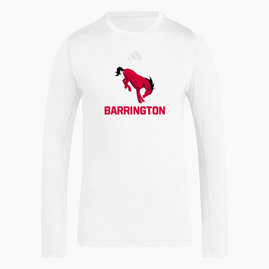 BARRINGTON HIGH SCHOOL BRONCOS adidas Men's TECHFIT Longsleeve T-Shirt