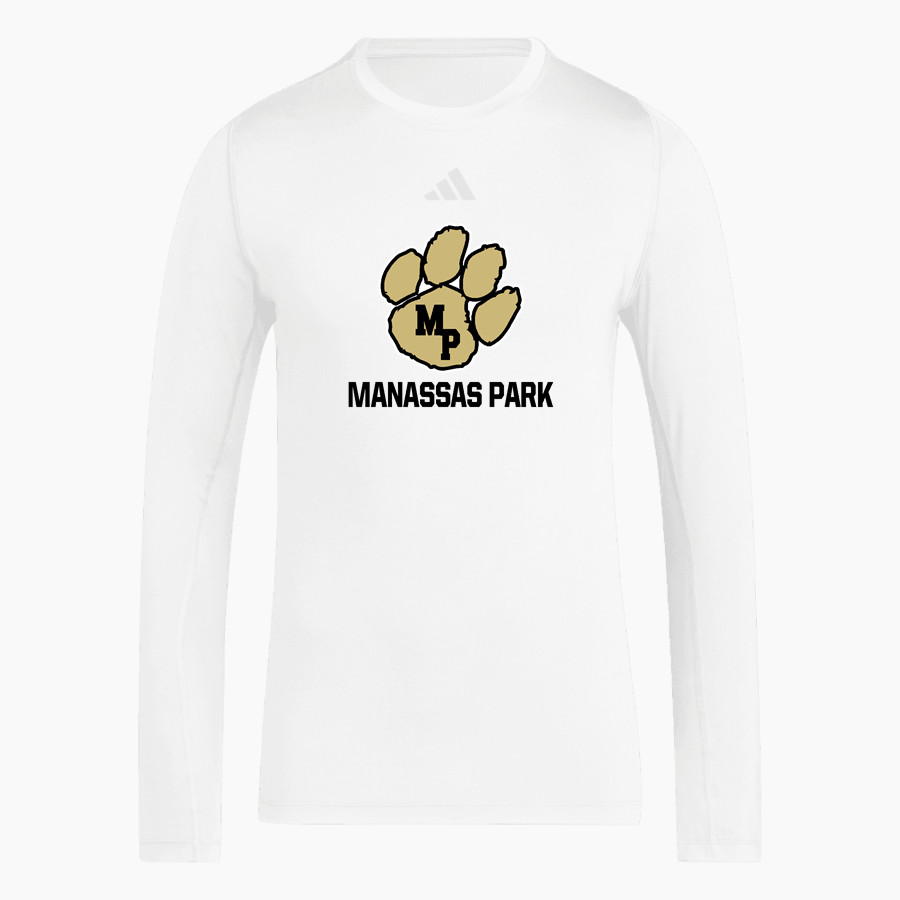 Manassas Park Cougars adidas Men's TECHFIT Longsleeve T-Shirt