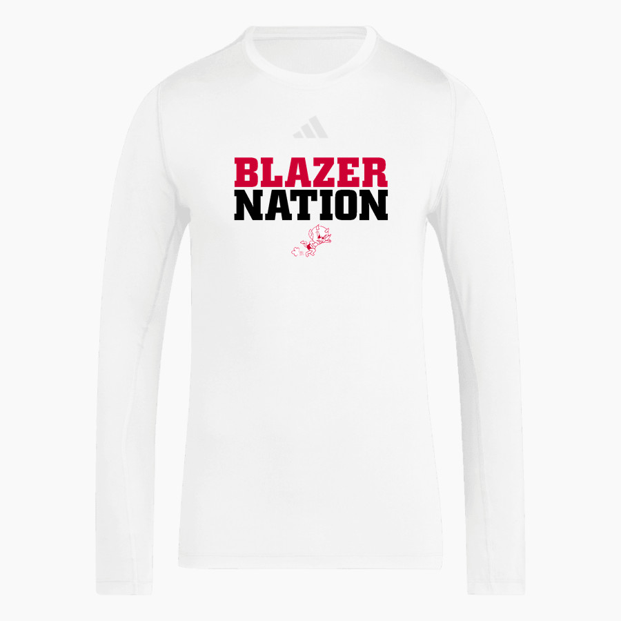 LINDHURST HIGH SCHOOL BLAZERS <span class="pdp-name-mascot">LINDHURST BLAZERS</span> adidas Men's TECHFIT Longsleeve T-Shirt
