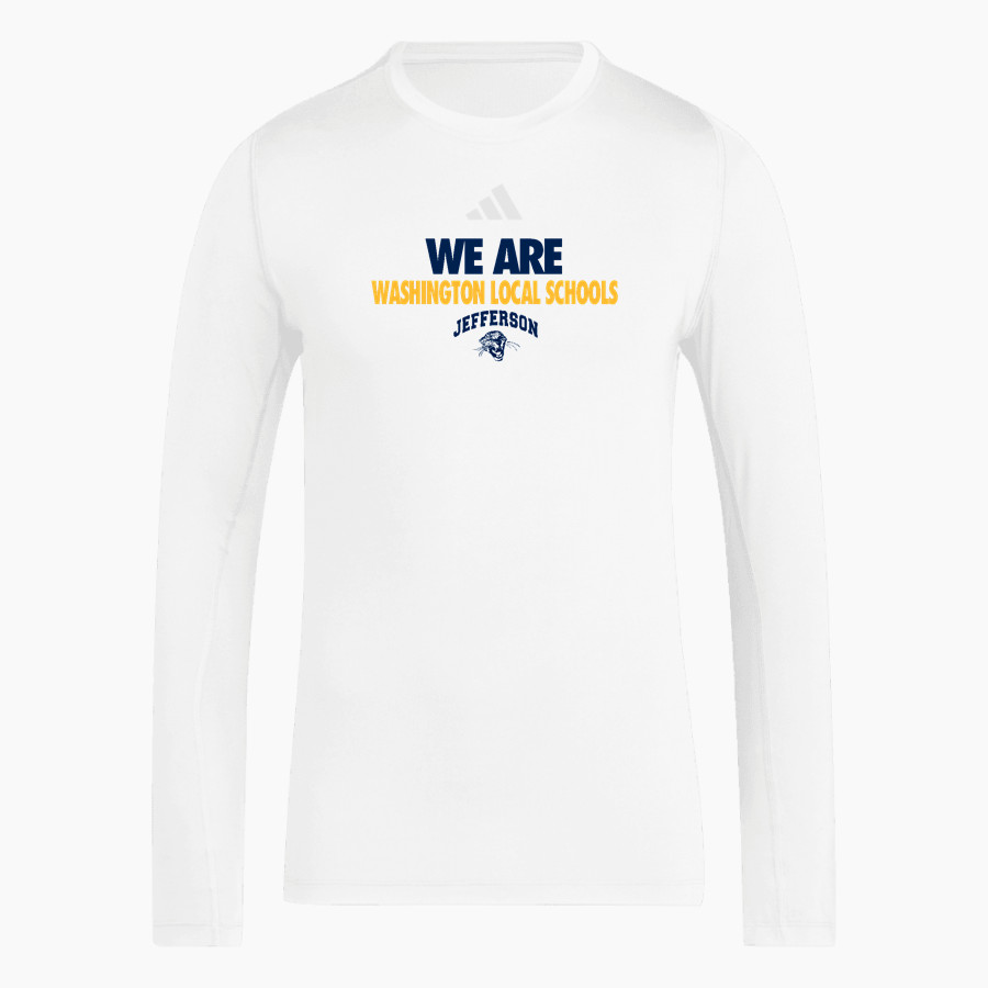 Washington Local Schools Online Store <span class="pdp-name-mascot">WHITMER PANTHERS</span> adidas Men's TECHFIT Longsleeve T-Shirt