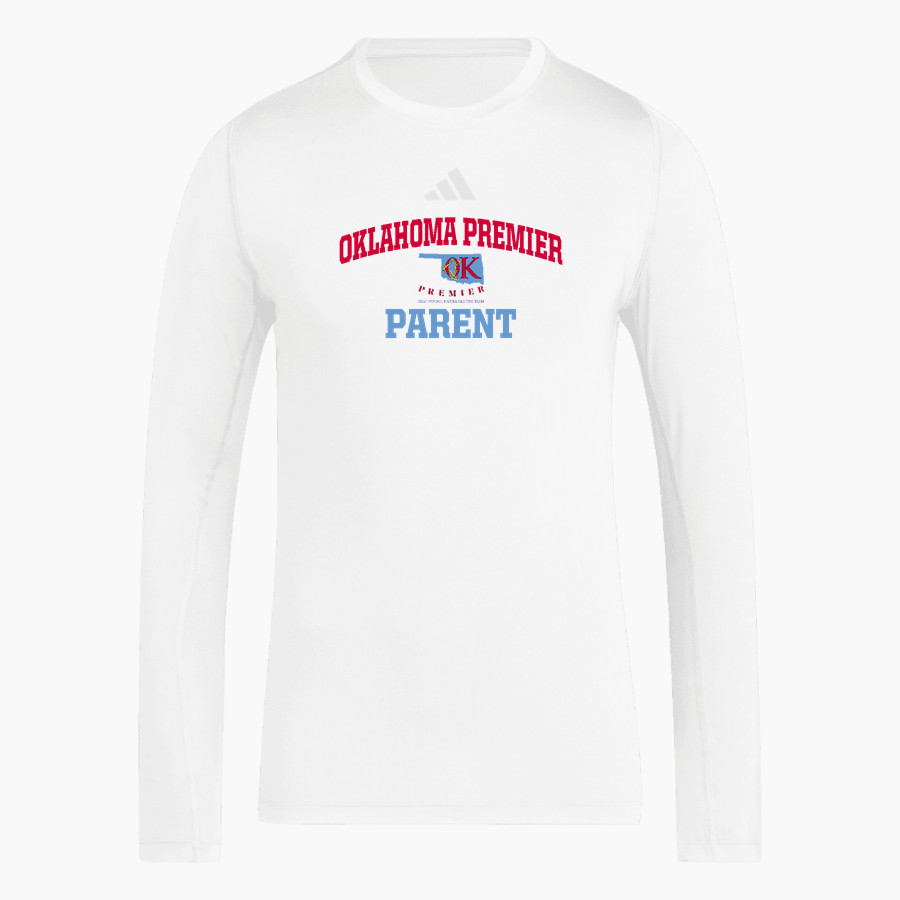 Oklahoma Premier Figure Skating <span class="pdp-name-mascot">Oklahoma Premier Figure Skating</span> adidas Men's TECHFIT Longsleeve T-Shirt