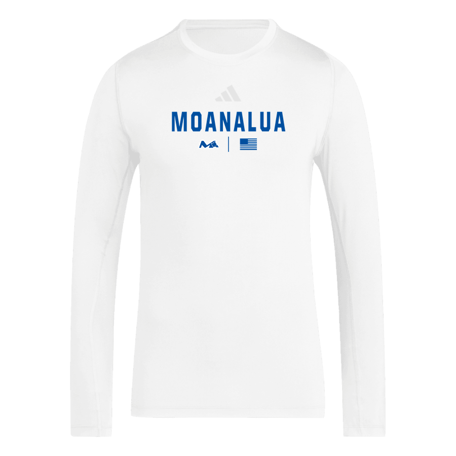 Moanalua Na Menehune <span class="pdp-name-mascot">Moanalua Menehunes</span> adidas Men's TECHFIT Longsleeve T-Shirt