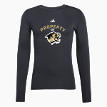 BENTONVILLE HIGH SCHOOL TIGERS <span class="pdp-name-mascot">BENTONVILLE TIGERS</span> adidas Men's TECHFIT Longsleeve T-Shirt Front Thumbnail