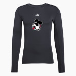 Mt. Hood Community College Mt. Hood Community C <span class="pdp-name-mascot">Mt. Hood Community College</span> adidas Men's TECHFIT Longsleeve T-Shirt Front Thumbnail