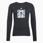 Timberline Wolves <span class="pdp-name-mascot">Timberline Wolves</span> adidas Men's TECHFIT Longsleeve T-Shirt Front Thumbnail