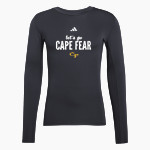 Cape Fear Colts <span class="pdp-name-mascot">Cape Fear Colts</span> adidas Men's TECHFIT Longsleeve T-Shirt Front Thumbnail