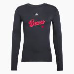 West Oso Bears <span class="pdp-name-mascot">West Oso Bears</span> adidas Men's TECHFIT Longsleeve T-Shirt Front Thumbnail
