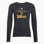 VALDOSTA HIGH SCHOOL WILDCATS <span class="pdp-name-mascot">VALDOSTA WILDCATS</span> adidas Men's TECHFIT Longsleeve T-Shirt Front Thumbnail