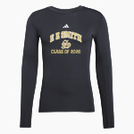 E E SMITH HIGH SCHOOL GOLDEN BULLS <span class="pdp-name-mascot">E E SMITH GOLDEN BULLS</span> adidas Men's TECHFIT Longsleeve T-Shirt Front Thumbnail