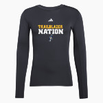Paul Duke STEM Trailblazers <span class="pdp-name-mascot">Paul Duke High School Trailblazers</span> adidas Men's TECHFIT Longsleeve T-Shirt Front Thumbnail