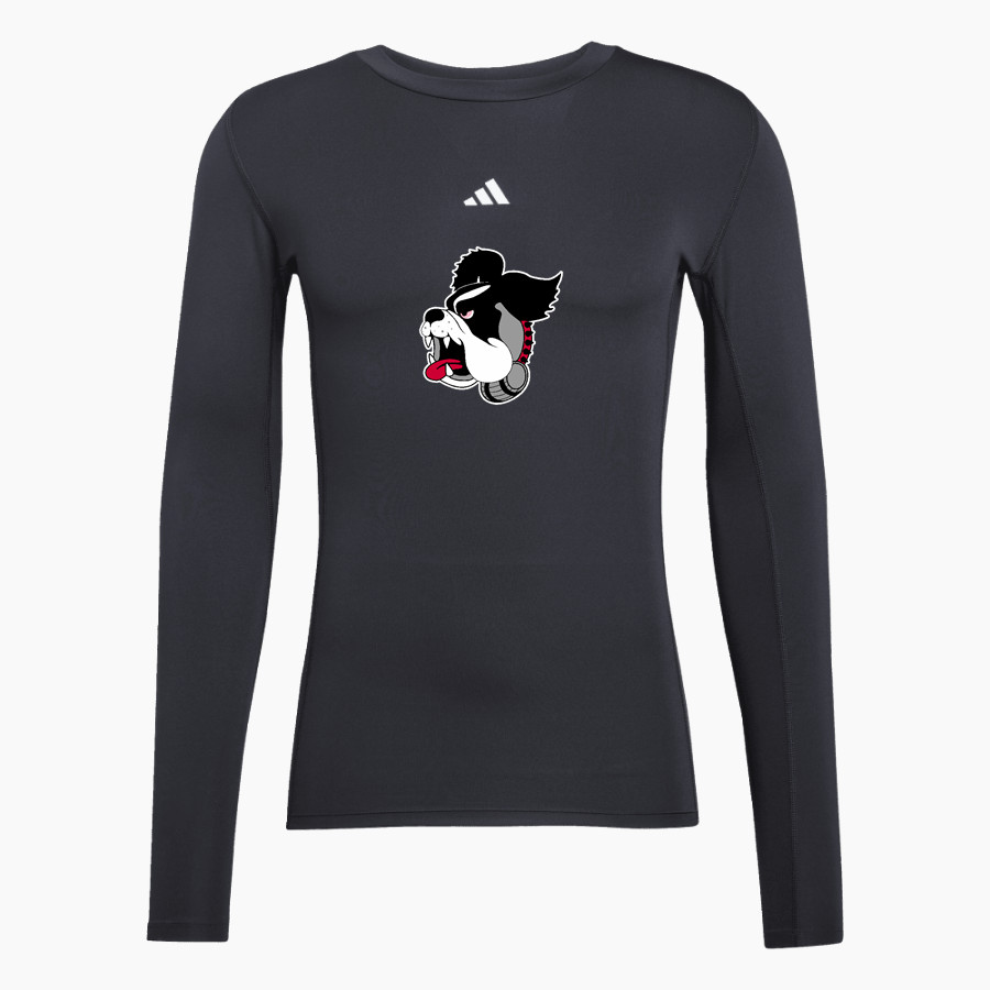 Mt. Hood Community College Mt. Hood Community C <span class="pdp-name-mascot">Mt. Hood Community College</span> adidas Men's TECHFIT Longsleeve T-Shirt