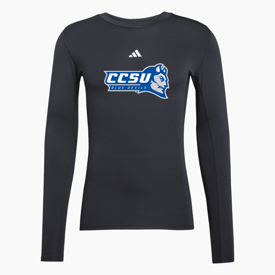 CCSU Blue Devils <span class="pdp-name-mascot">CCSU Blue Devils</span> adidas Men's TECHFIT Longsleeve T-Shirt