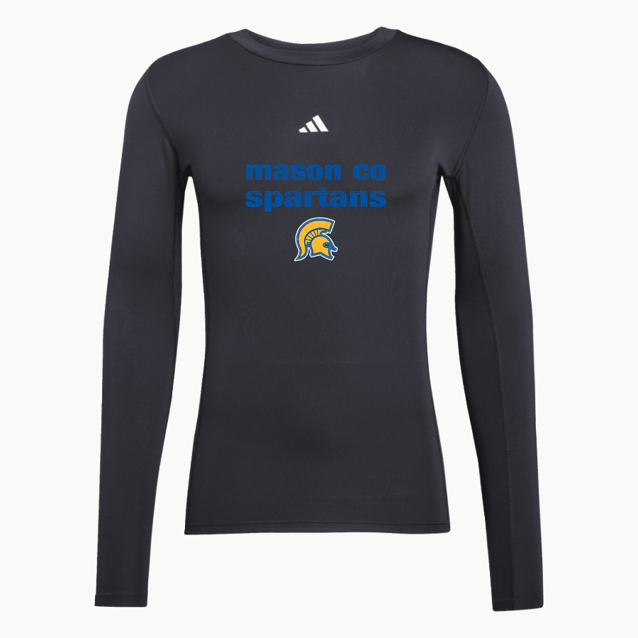 MASON CO CENTRAL HIGH SCHOOL SPARTANS adidas Men's TECHFIT Longsleeve T-Shirt