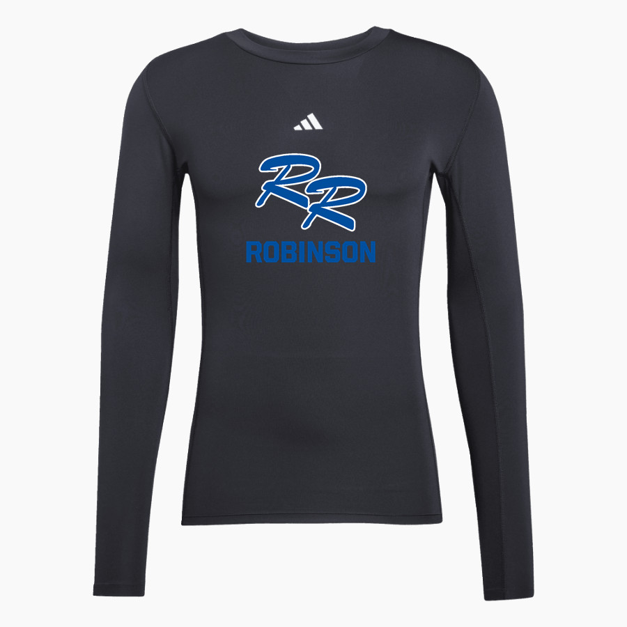 ROBINSON HIGH SCHOOL ROCKETS <span class="pdp-name-mascot">ROBINSON ROCKETS</span> adidas Men's TECHFIT Longsleeve T-Shirt