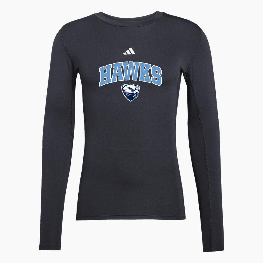 Hamilton Heights Hawks <span class="pdp-name-mascot">Hamilton Heights Christian Academy Hawks</span> adidas Men's TECHFIT Longsleeve T-Shirt