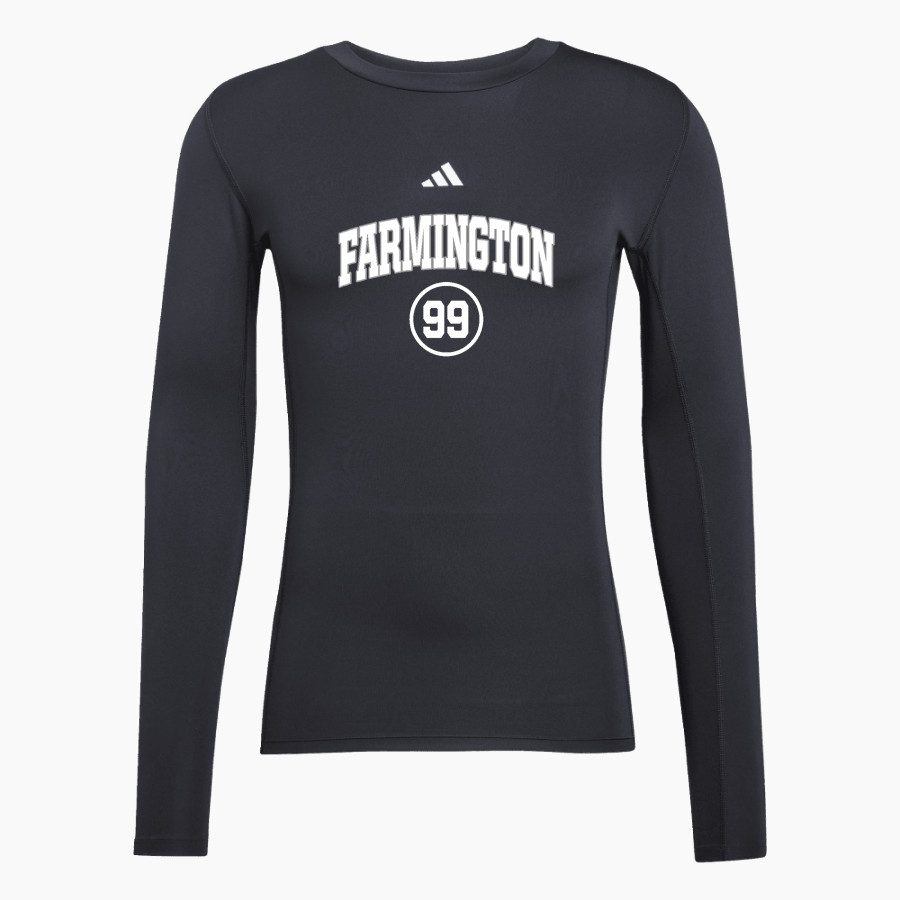 Farmington High School River Hawks adidas Men's TECHFIT Longsleeve T-Shirt