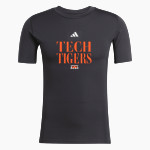 Tech High School Tigers <span class="pdp-name-mascot">Tech High School</span> adidas Men's TECHFIT Short Sleeve Tee Front Thumbnail