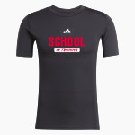 Westfield School <span class="pdp-name-mascot">Westfield School</span> adidas Men's TECHFIT Short Sleeve Tee Front Thumbnail