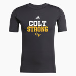 Cape Fear Colts <span class="pdp-name-mascot">Cape Fear Colts</span> adidas Men's TECHFIT Short Sleeve Tee Front Thumbnail