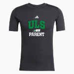 ULS Jr. Bows <span class="pdp-name-mascot">Junior Rainbows</span> adidas Men's TECHFIT Short Sleeve Tee Front Thumbnail