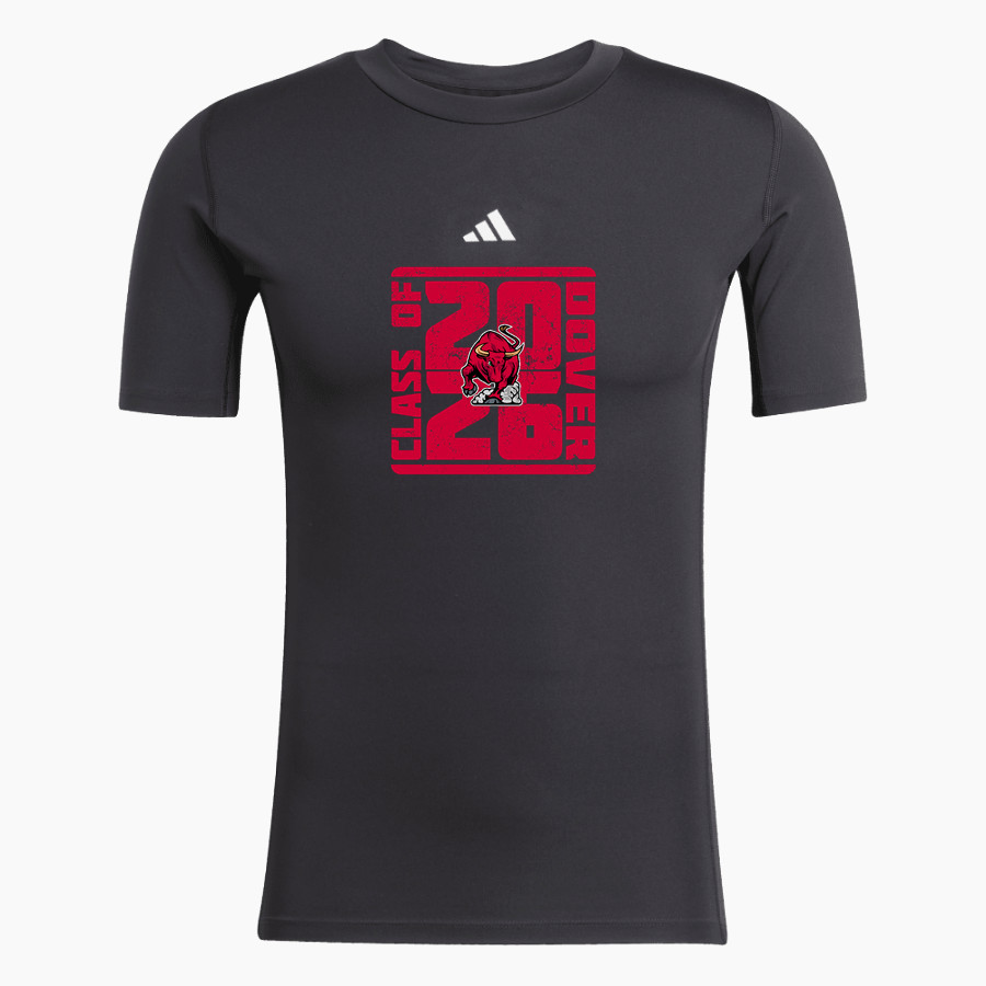 DOVER HIGH SCHOOL LONGHORNS adidas Men's TECHFIT Short Sleeve Tee