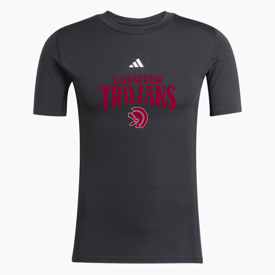 LASSITER HIGH SCHOOL TROJANS adidas Men's TECHFIT Short Sleeve Tee