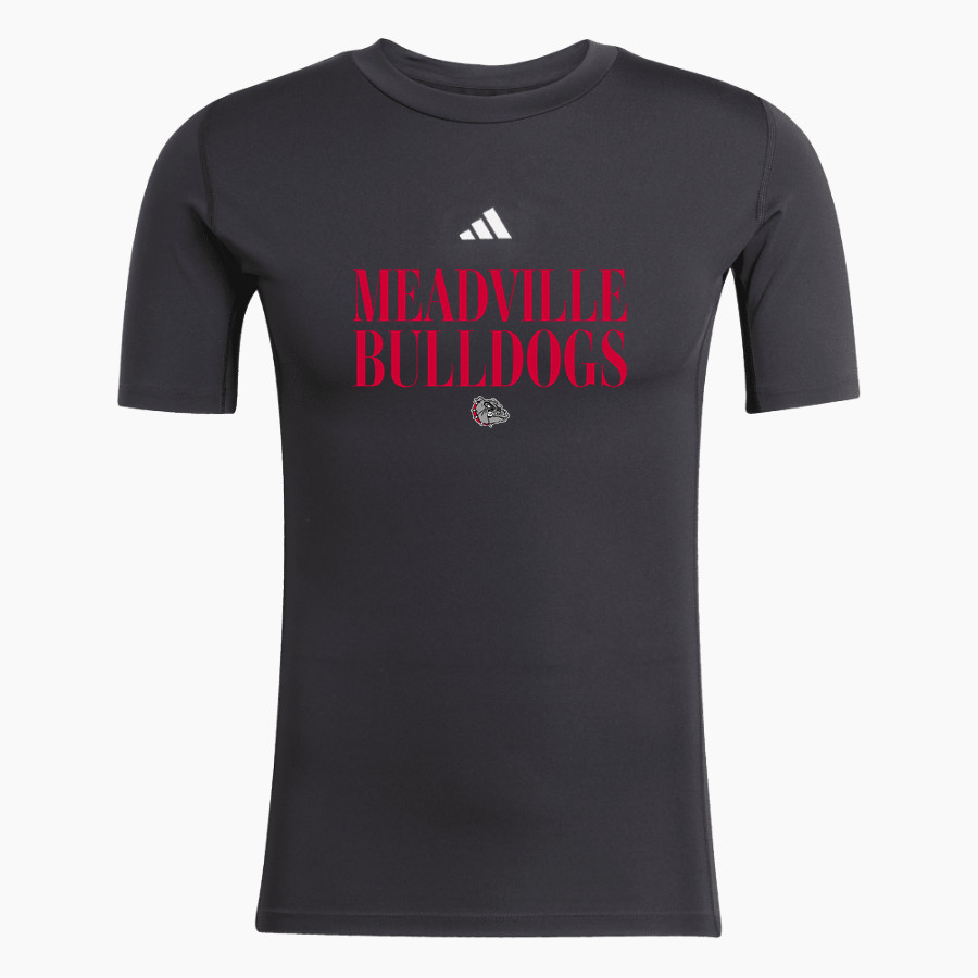 MEADVILLE HIGH SCHOOL BULLDOGS adidas Men's TECHFIT Short Sleeve Tee
