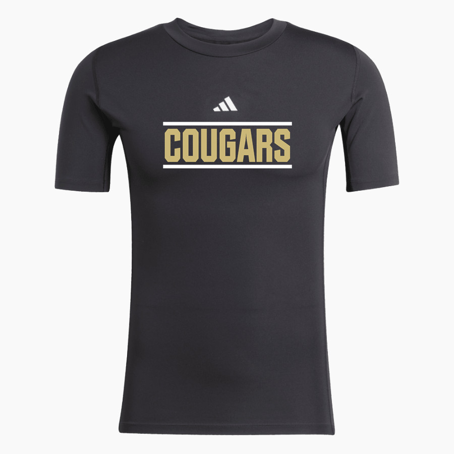 Manassas Park Cougars adidas Men's TECHFIT Short Sleeve Tee