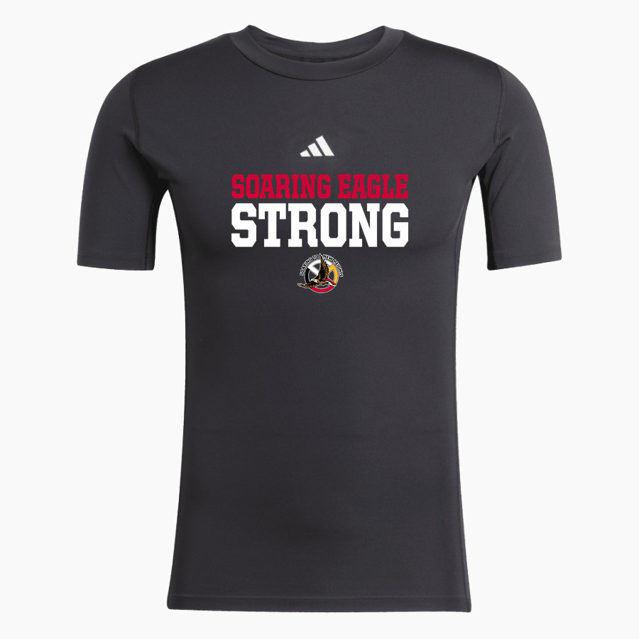 Hannahville Soaring Eagles <span class="pdp-name-mascot">Hannahville Indian School Eagles</span> adidas Men's TECHFIT Short Sleeve Tee