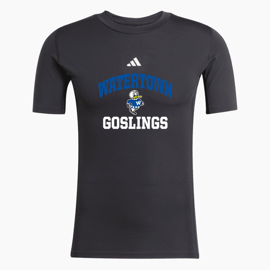 WATERTOWN HIGH SCHOOL GOSLINGS adidas Men's TECHFIT Short Sleeve Tee