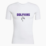 Bergman Dolphins adidas Men's TECHFIT Short Sleeve Tee Front Thumbnail