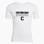 CISTERCIAN PREPARATORY SCHOOL HAWKS <span class="pdp-name-mascot">CISTERCIAN HAWKS</span> adidas Men's TECHFIT Short Sleeve Tee Front Thumbnail