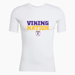 Emerald High School Vikings adidas Men's TECHFIT Short Sleeve Tee Front Thumbnail