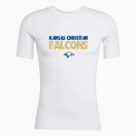 Kansas Christian Falcons <span class="pdp-name-mascot">Kansas Christian College Falcons</span> adidas Men's TECHFIT Short Sleeve Tee Front Thumbnail