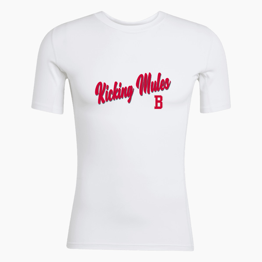 BEDFORD SCHOOLS KICKING MULES <span class="pdp-name-mascot">BEDFORD PUBLIC KICKING MULES</span> adidas Men's TECHFIT Short Sleeve Tee